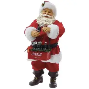 Kurt S. Adler - Coca-Cola kerstman met sixpack