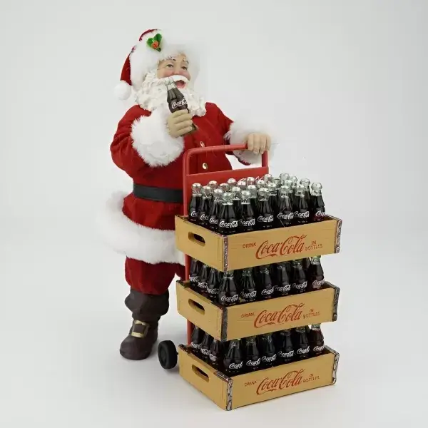 Kurt S, Adler Coca Cola Kerstman met steekkar
