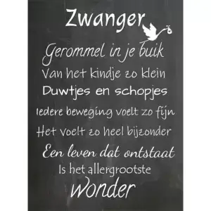 Zwanger, gerommel in je buik