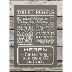 Toilet regels