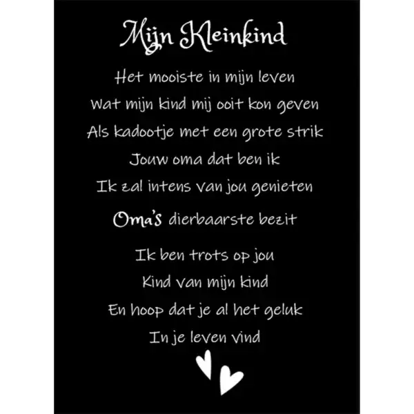 Mijn kleinkind
