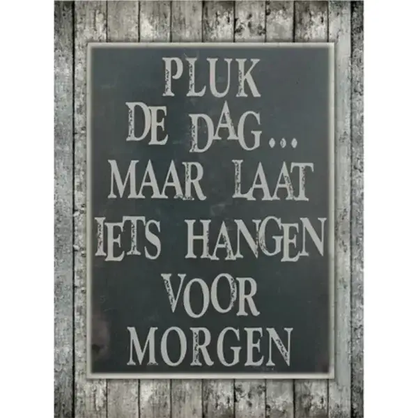 Pluk de dag