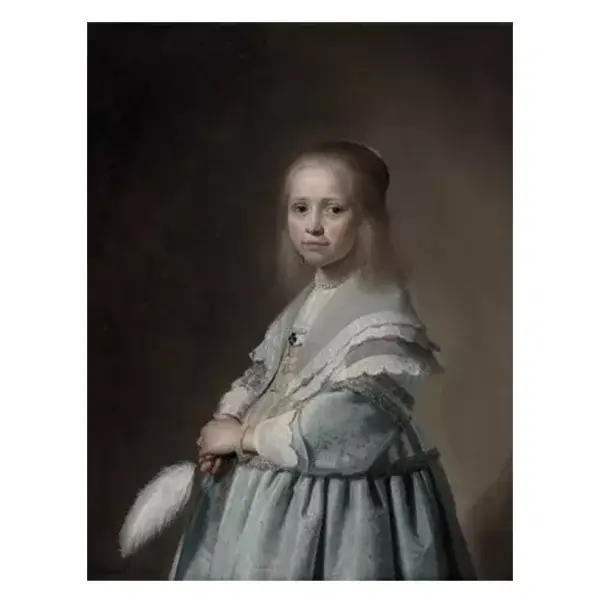 Meisje in het blauw