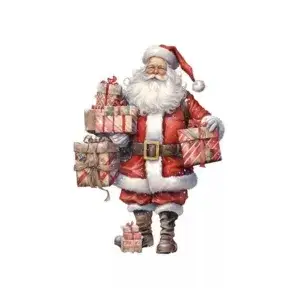 Kerstman brengt cadeaus