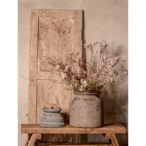 Landelijk tafereel roze