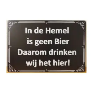 In de hemel is geen bier