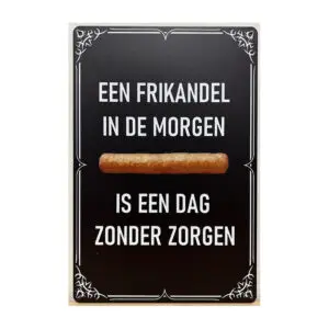 Een frikandel in de morgen