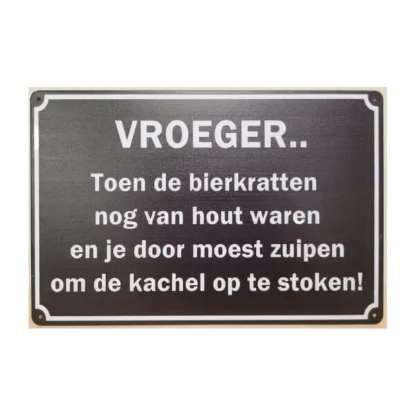 Vroeger