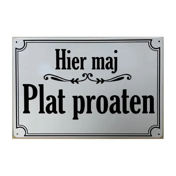 Hier maj plat proaten