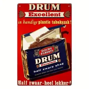 Metalen wandborden 20x30 cm