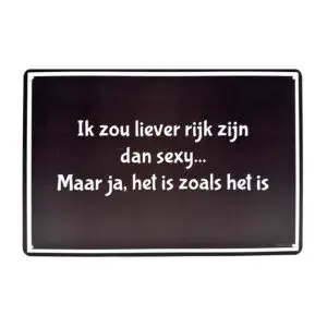 Liever rijk dan sexy