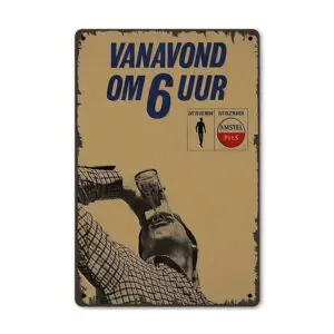 Vanavond om 6 uur - Amstel bier-