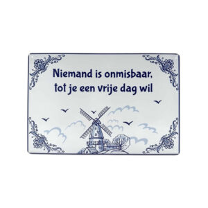 Niemand is onmisbaar