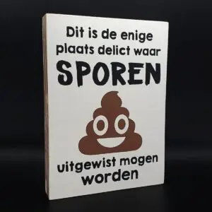 Sporen uitwissen