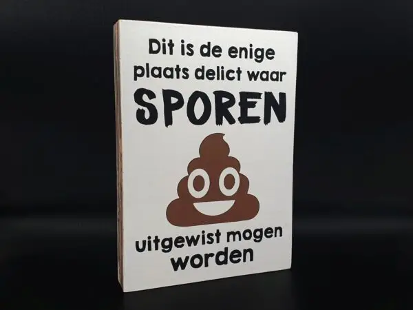 Sporen uitwissen