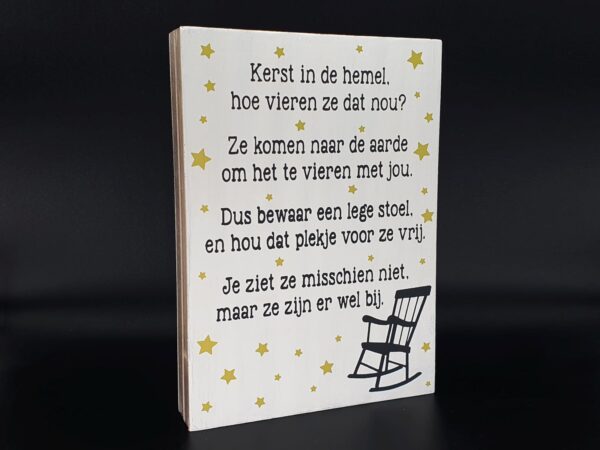 Kerst in de hemel -wit-