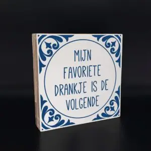 Favoriete drankje
