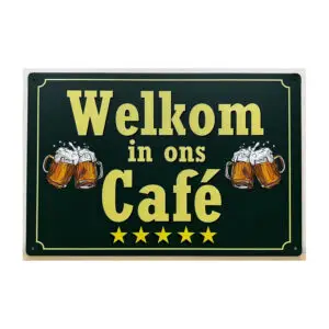 Welkom in ons café