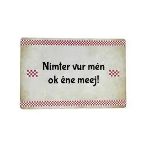 Nimter vur men ok ene meej