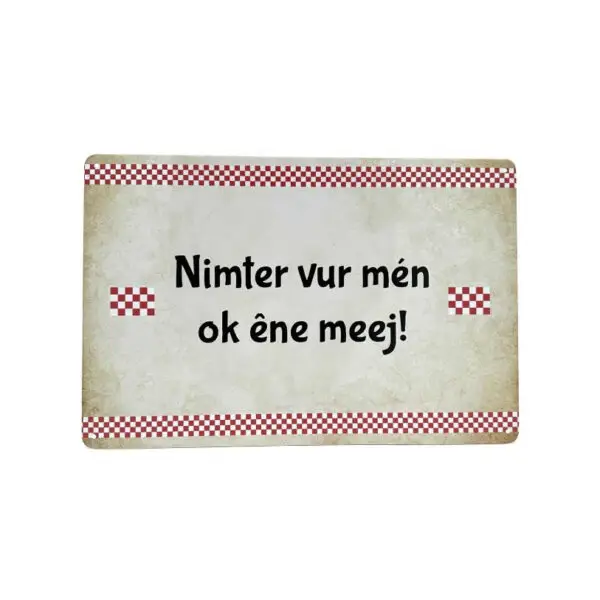 Nimter vur men ok ene meej