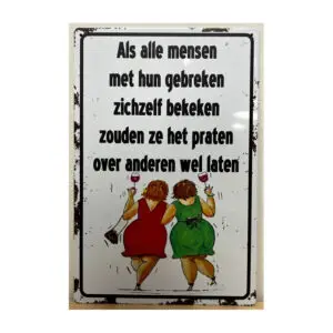 Mensen met hun gebreken