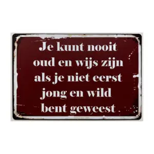 Oud en wijs