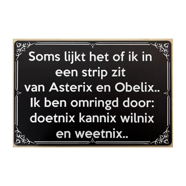 Soms lijkt het