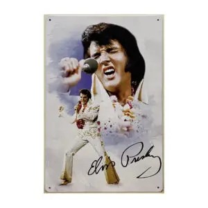 Elvis Presley met handtekening