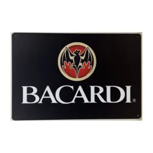 Bacardi zwart bord