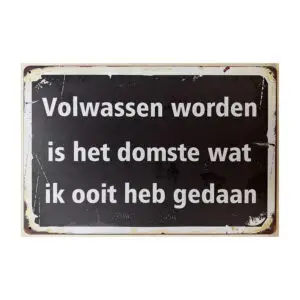 Volwassen worden