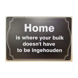 Home is where your buik