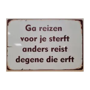 Ga reizen voor je sterft