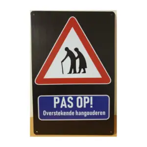 Pas op! Overstekende hangouderen