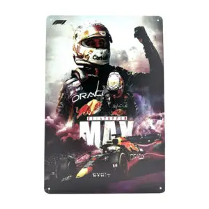 Max Verstappen met vuist