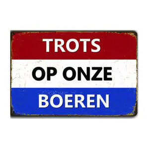 Trots op onze boeren