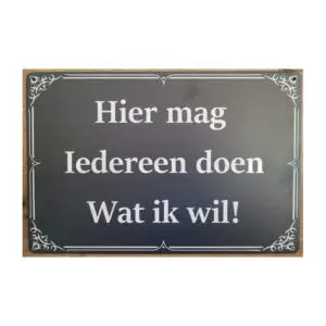 Iedereen doen wat ik wil