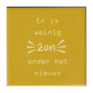 Er is weinig zon