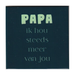 Papa ik hou steeds meer