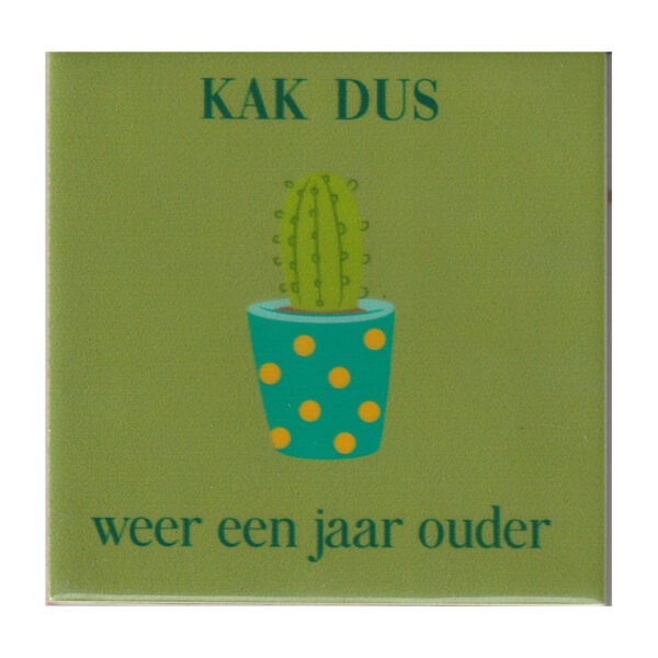 Weer een jaar ouder