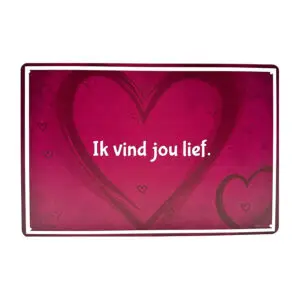 Ik vind jou lief