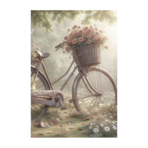 Fiets met bloemen