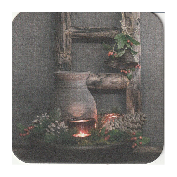 Viltjes kerststukje met ladder 10 stuks - Afbeelding 2