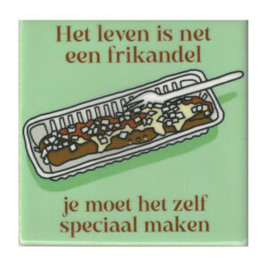 Het leven is net een frikandel
