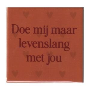 Doe mij maar levenslang met jou