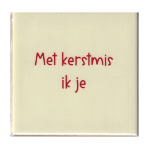 Met kerstmis ik je