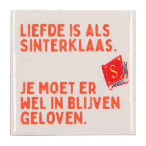 Liefde is als sinterklaas