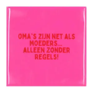 Oma's zijn net als moeders