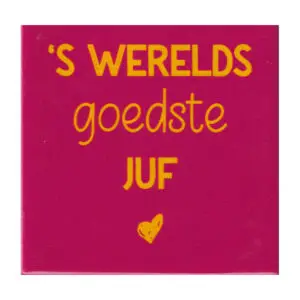 'S Werelds goedste juf