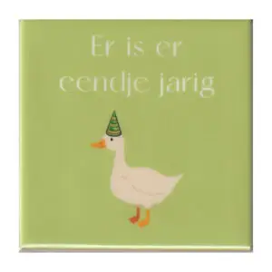 Er is er eendje jarig