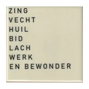 Zing, vecht, huil, bid